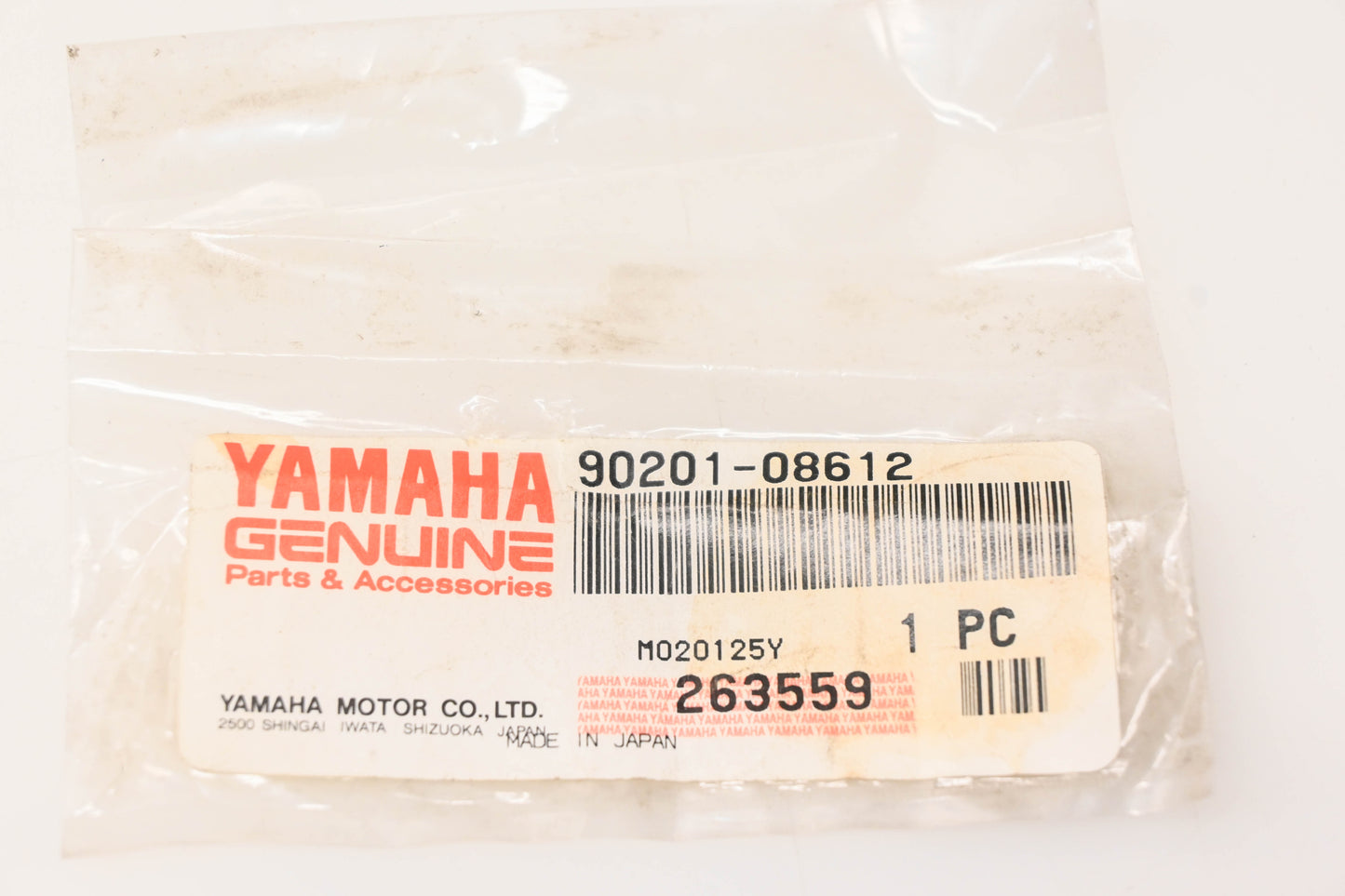 New OEM Yamaha 90201-08612-00 Washer NOS