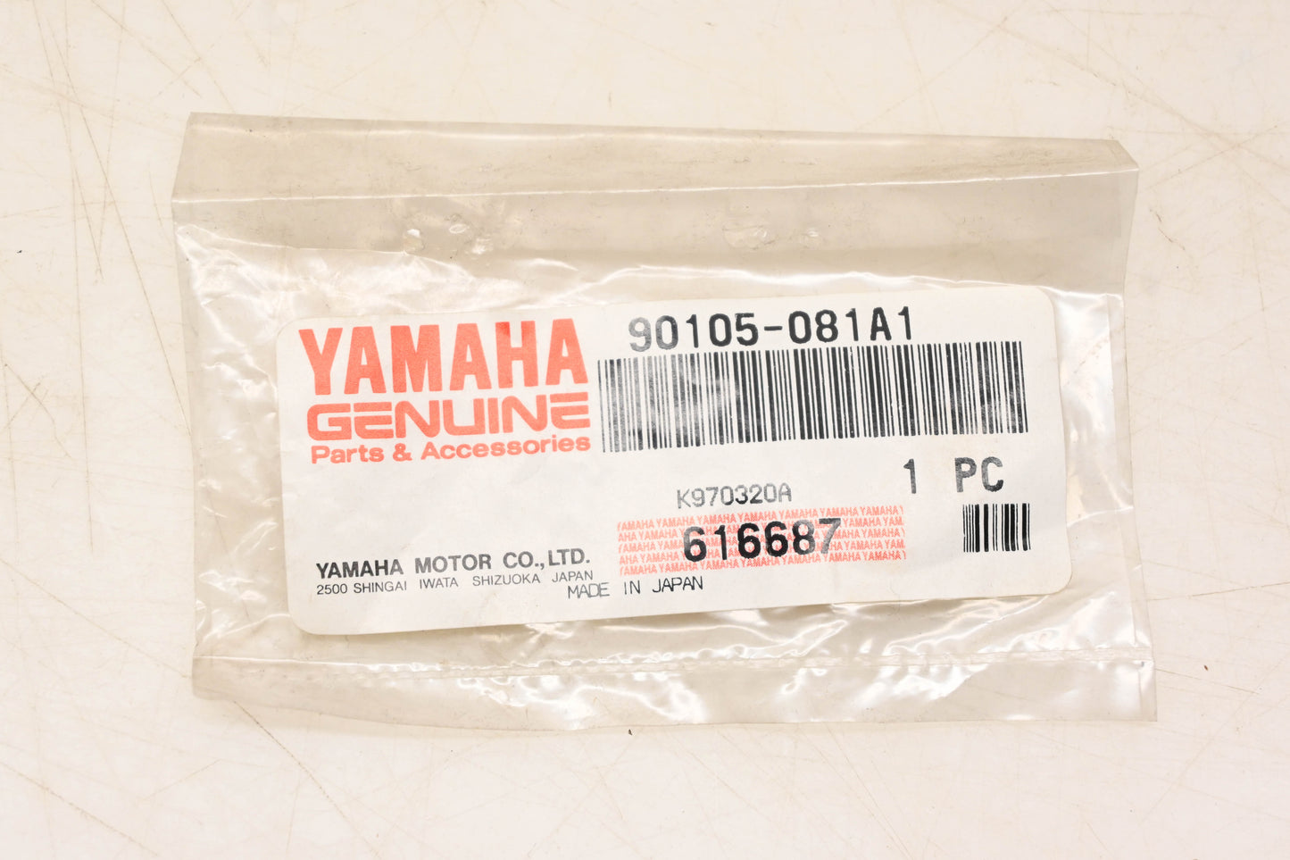 New OEM Yamaha 90105-081A1-00 Bolt Washer Based NOS