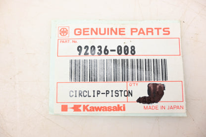 New OEM Kawasaki 92036-008 Snap Ring NOS