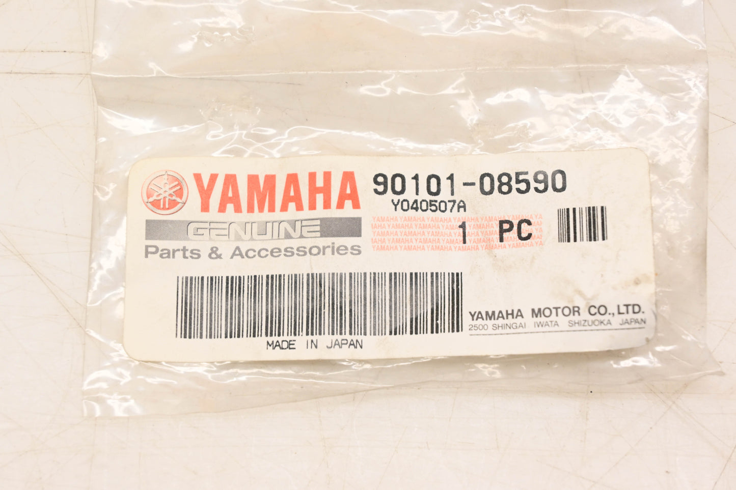 New OEM Yamaha 90101-08590-00 Bolt Hexagon NOS