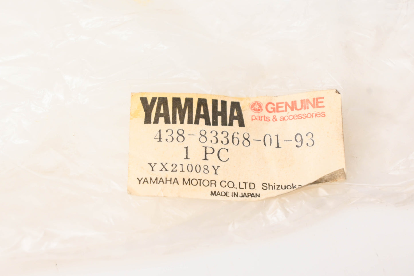 New OEM Yamaha 438-83368-01-93 Flasher Stay NOS