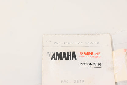 New OEM Yamaha 260-11601-23-00 Piston Ring Kit NOS