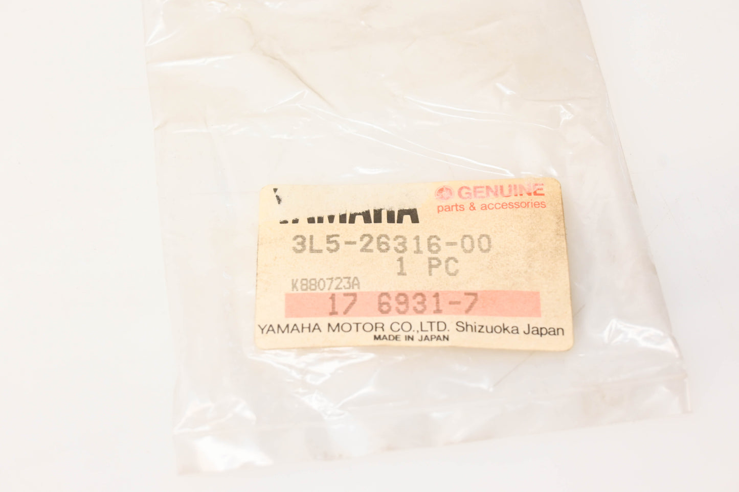 New OEM Yamaha 3L5-26316-00-00 Throttle Cable Boot NOS