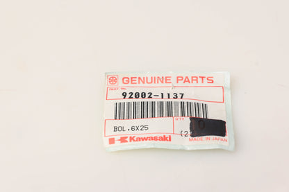 New OEM Kawasaki 92002-1137 Bolt With Washer NOS