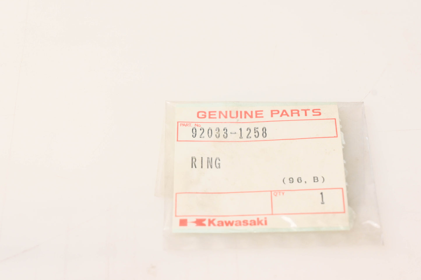 New OEM Kawasaki 92033-1258 Snap Ring NOS