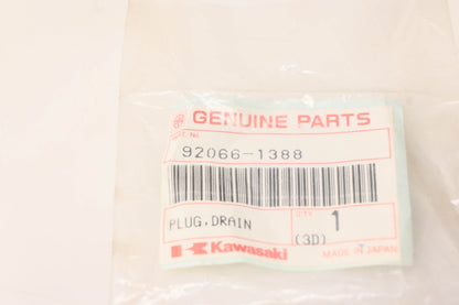 New OEM Kawasaki 92066-1388 Drain Plug NOS