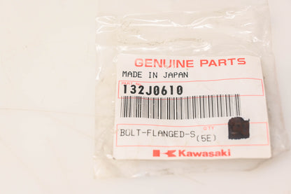 New OEM Kawasaki 132J0610 Flanged Bolt NOS