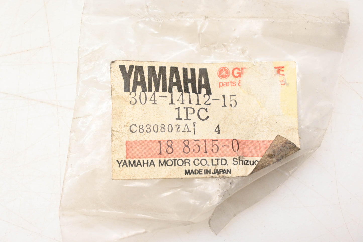 New OEM Yamaha 304-14112-15-00 Carburetor Throttle Valve NOS