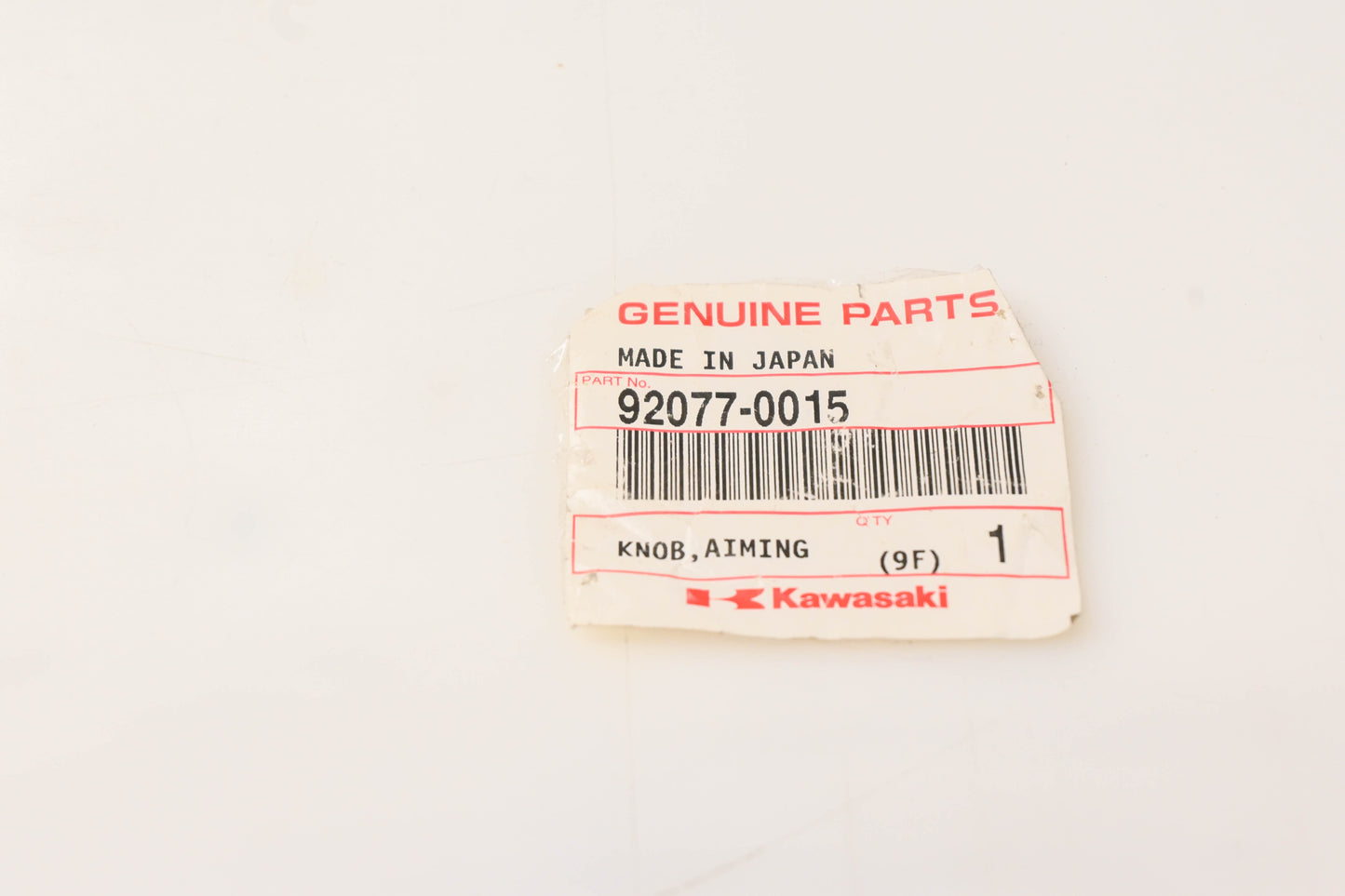New OEM Kawasaki 92077-0015 Aiming Knob NOS