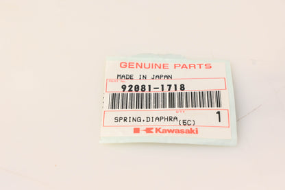 New OEM Kawasaki 92081-1718 Diaphragm Valve Spring NOS