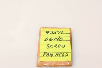 New OEM Yamaha 92511-06140-00 Pan Head Screws Qty 2 NOS