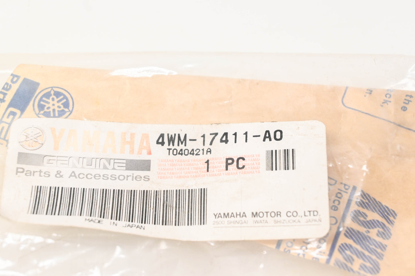New OEM Yamaha 4WM-17411-A0-00 Main Axle Transmission Shaft NOS