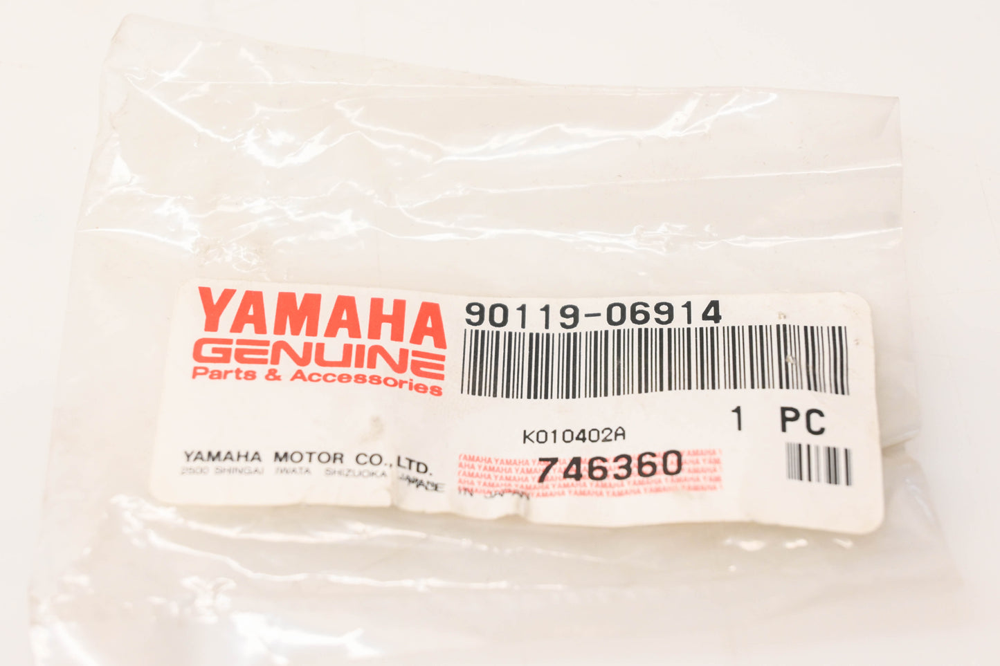 New OEM Yamaha 90119-06914-00 Bolt With Washer NOS