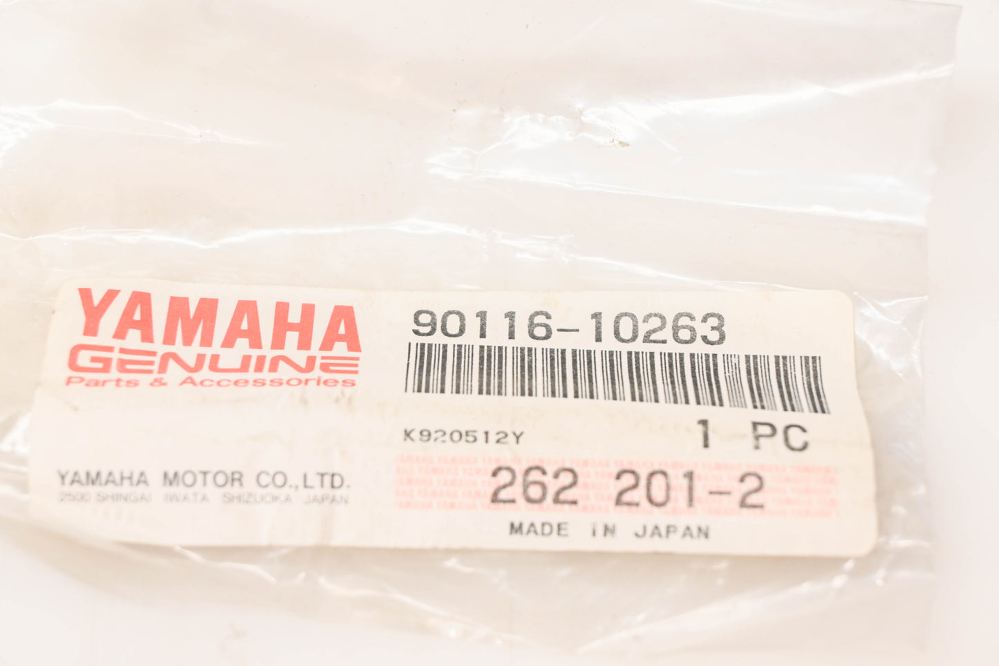 New OEM Yamaha 90116-10263-00 Stud Bolt NOS