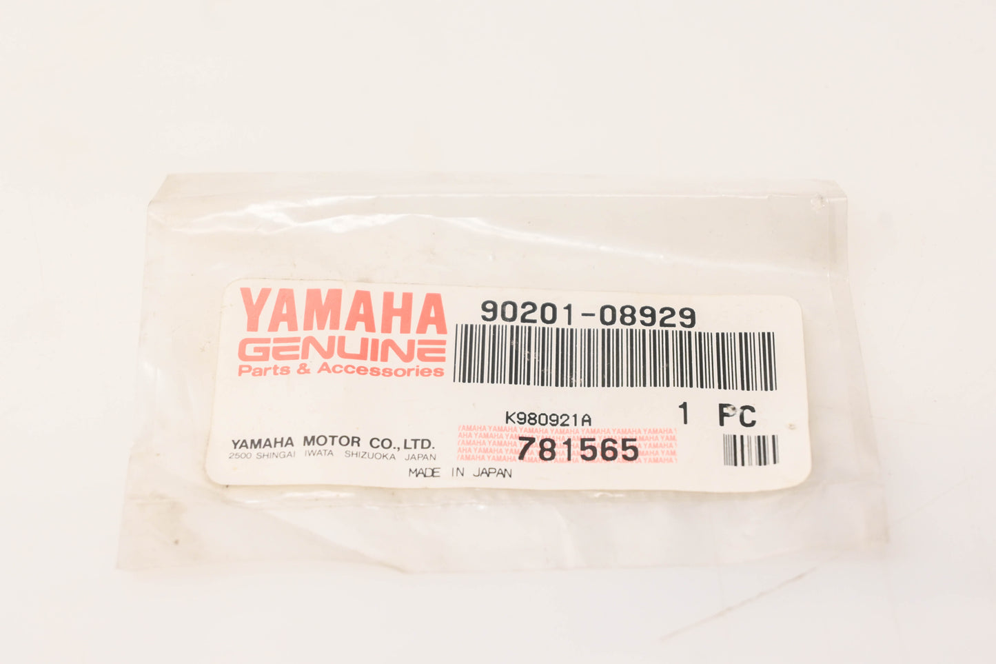 New OEM Yamaha 90201-08929-00 Plate Washer NOS
