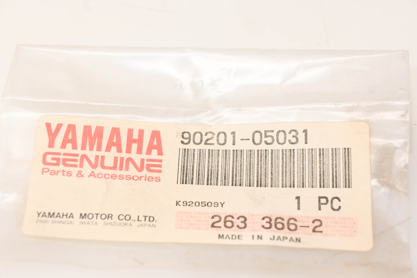 New OEM Yamaha 90201-05031-00 Plate Washer NOS