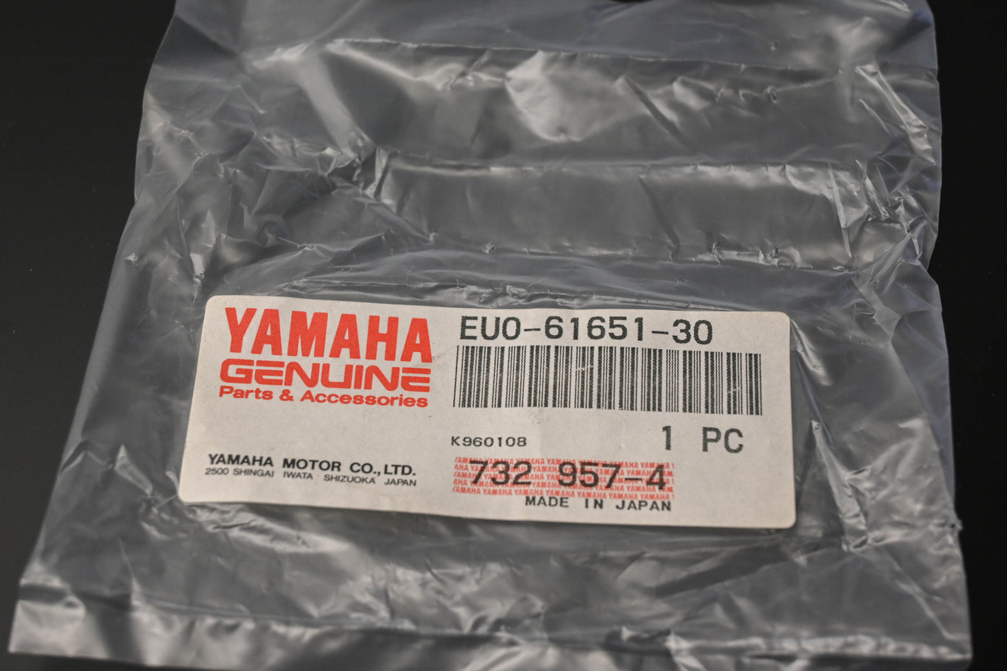 New OEM Yamaha EU0-61651-30-00 Rope Hole NOS