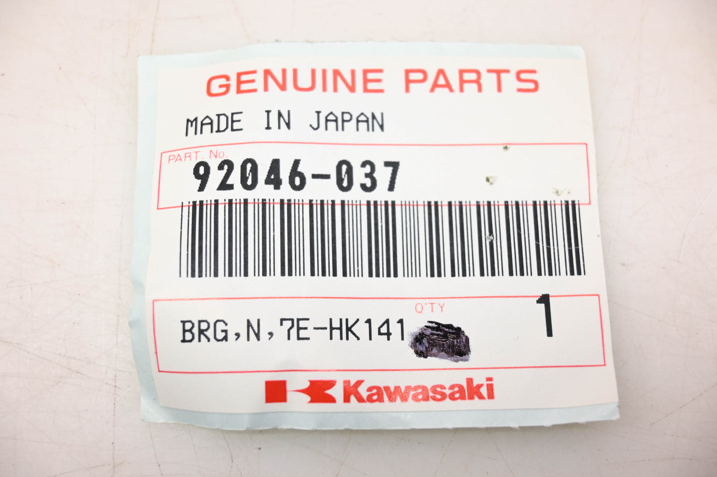 New OEM Kawasaki 92046-037 Bearing Needle NOS