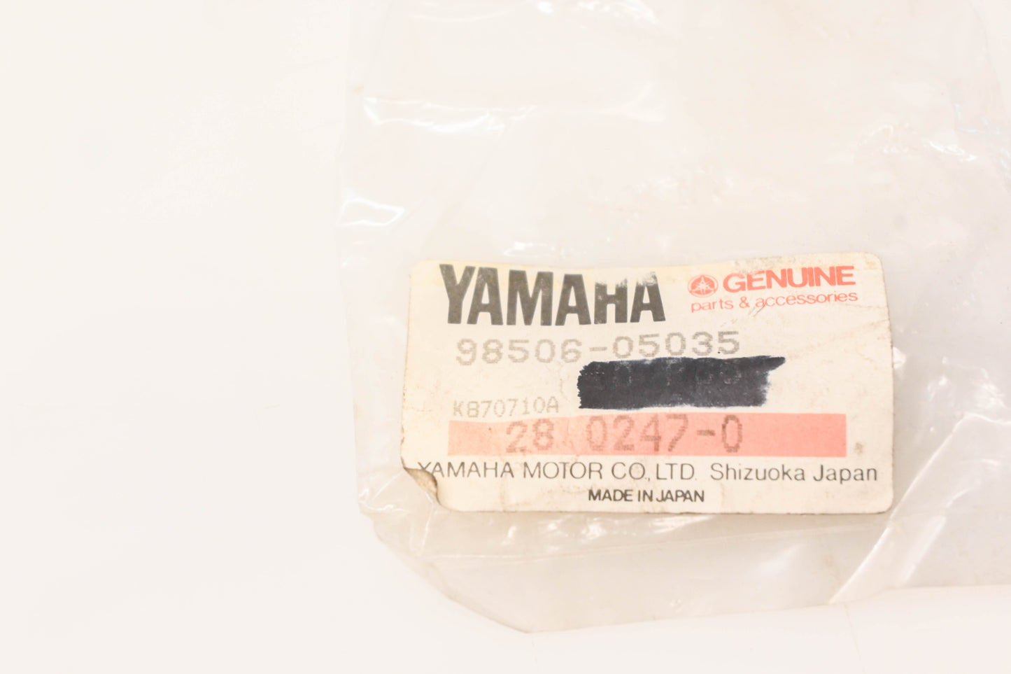 New OEM Yamaha 98506-05035-00 Pan Head Screw NOS