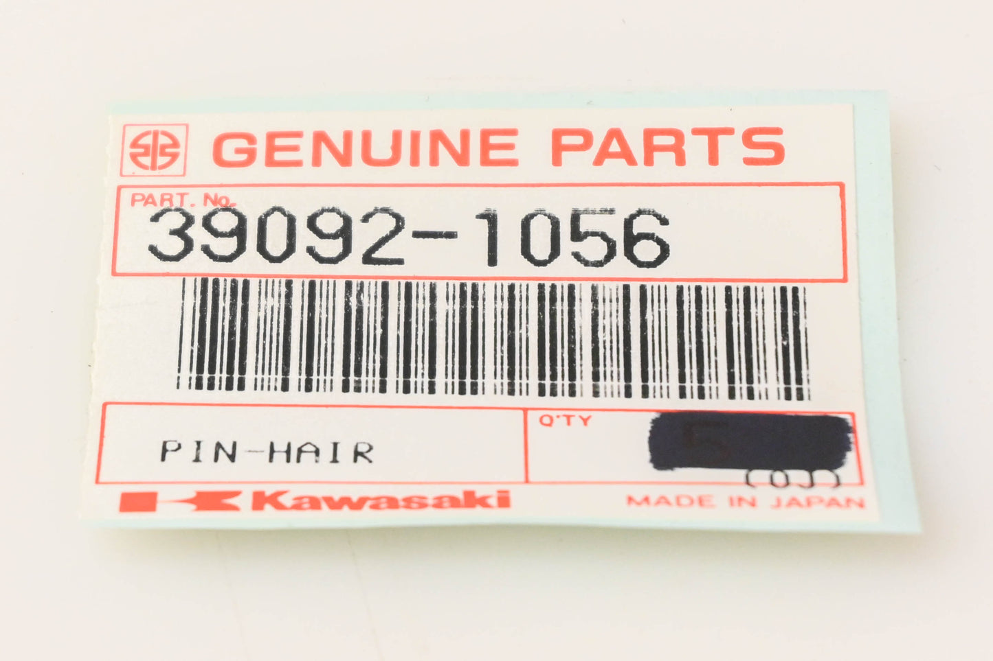 New OEM Kawasaki 39092-1056 Hair Pin NOS