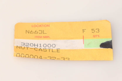 New OEM Kawasaki 320H1000 Castle Nut NOS