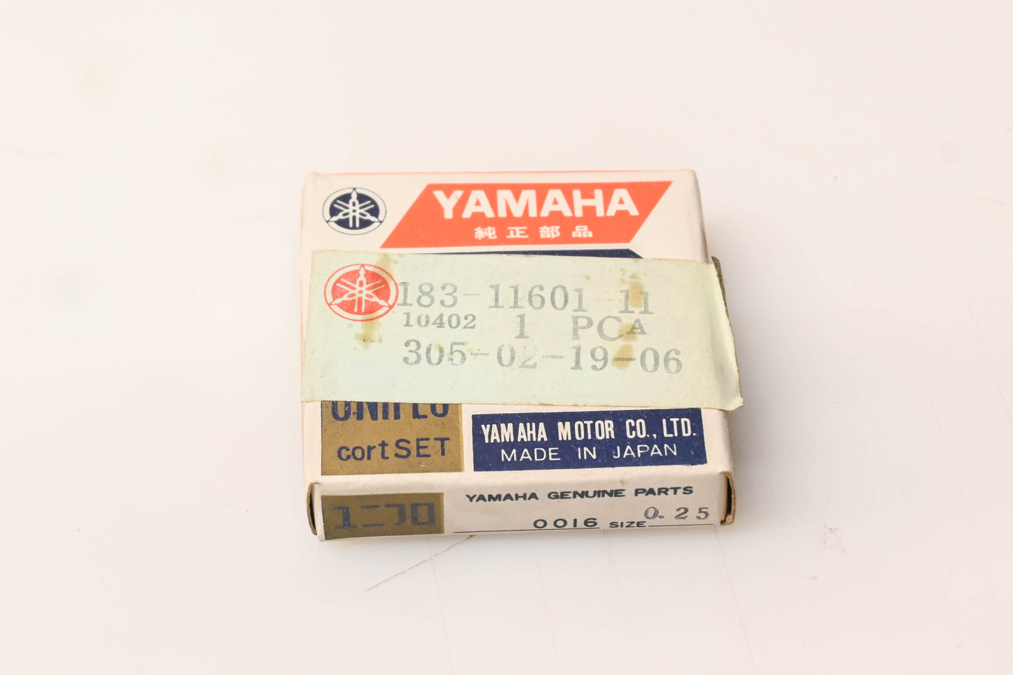 New OEM Yamaha 183-11601-11-00 Piston Ring Kit NOS
