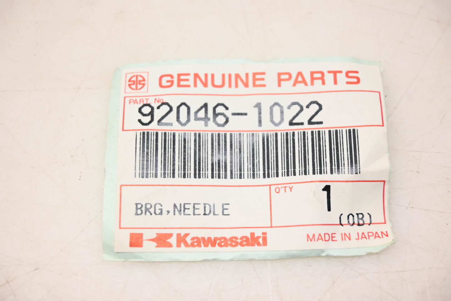New OEM Kawasaki 92046-1022 Bearing Needle NOS