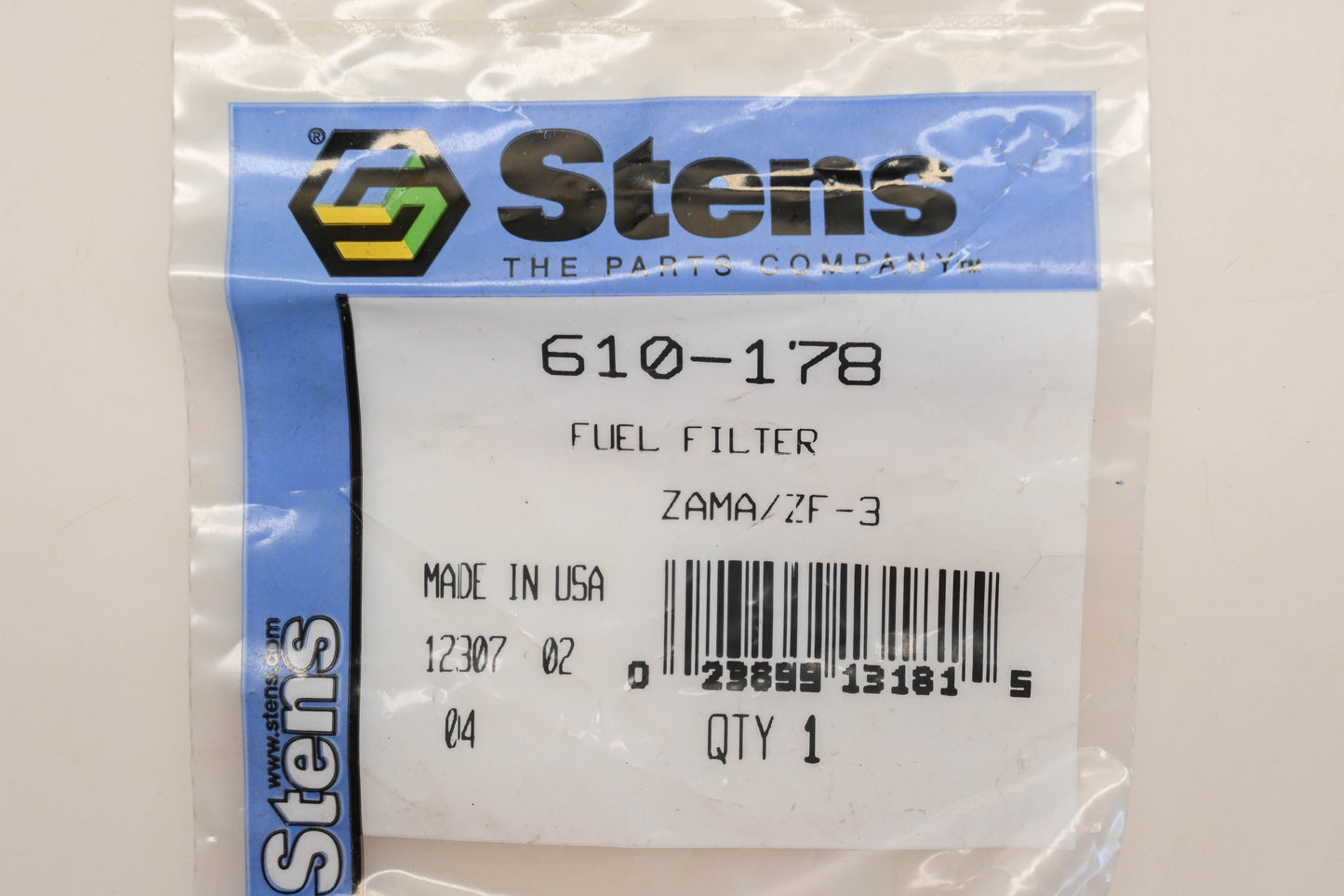 Stens 610-178, ZF-3 Zama Fuel Filter NOS