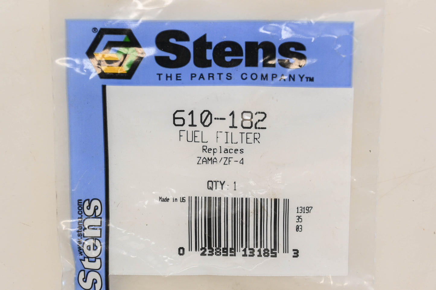 Stens 610-186, ZF-4 Zama Fuel Filter NOS