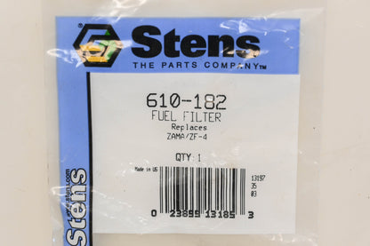 Stens 610-186, ZF-4 Zama Fuel Filter NOS