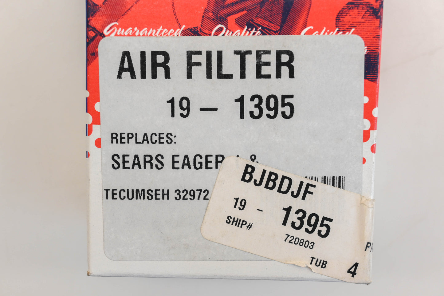 Rotary 19-1395 Air Filter NOS