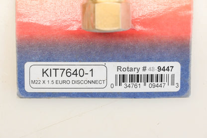 King's KIT7640-1, 48-9447 Rotary M22 x 1.5 Euro Disconnect NOS