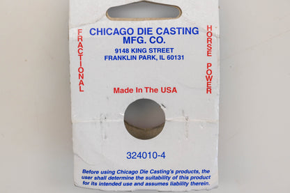 Chicago Die Casting 324010-4, 13-692 3/4" x 2-1/2" Pulley NOS