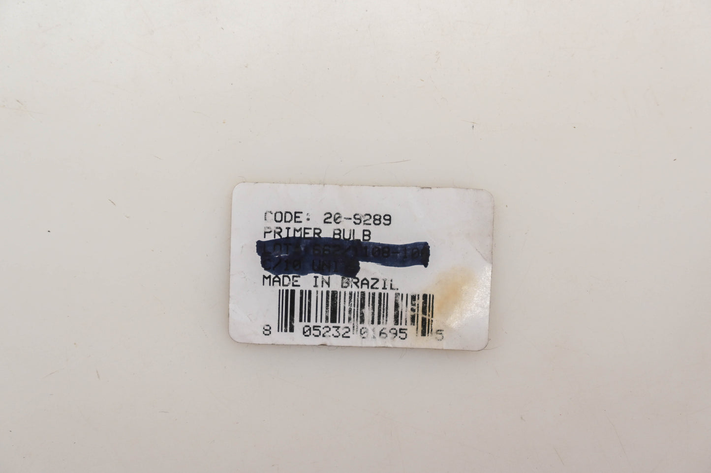 Rotary 20-9289 Primer Bulb Kit NOS