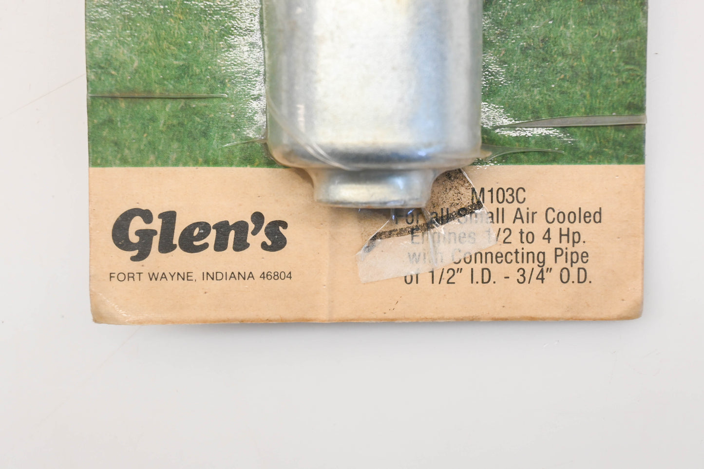 Glen's M103C, 18-1271 Rotary 3/4" Screw-On Muffler NOS