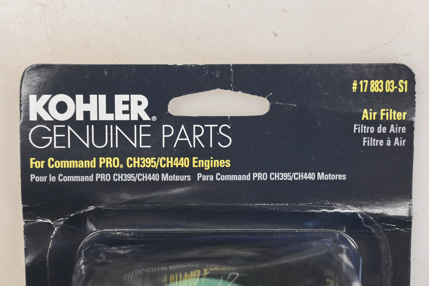 Kohler 17 883 03-S1 Air Filter Kit NOS