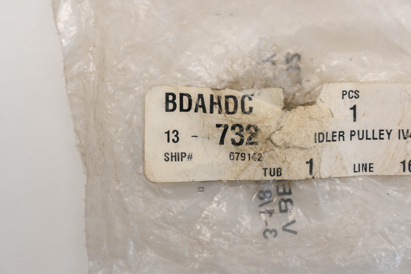 Rotary 13-732 3-1/8" x 3/8" Pulley NOS