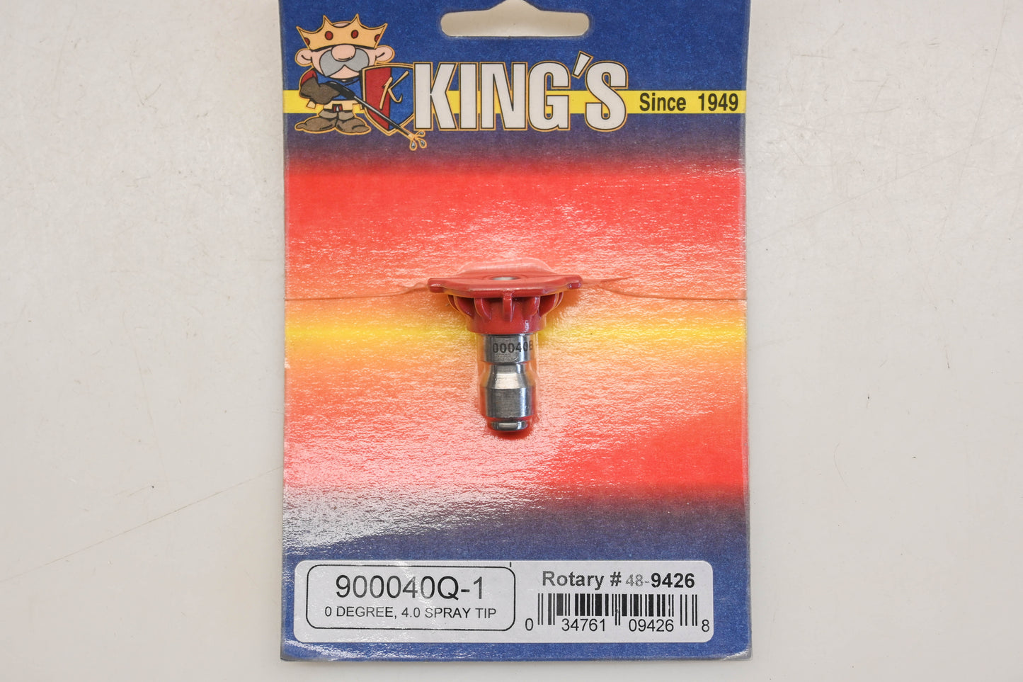 King's 900040Q-1, 48-9426 Rotary 0� 4.0 Spray Tip NOS