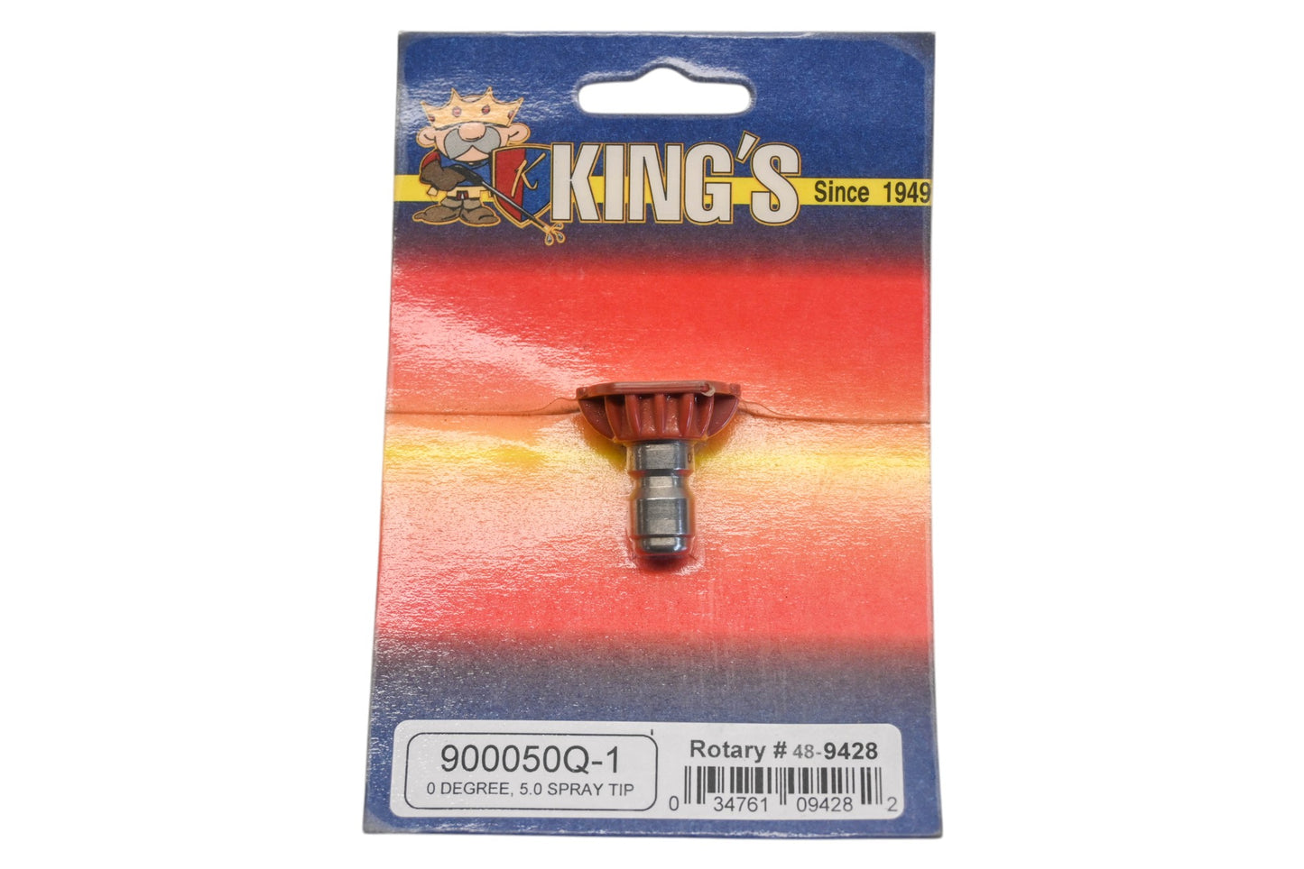 King's 900050Q-1, 48-9428 Rotary 0� 5.0 Spray Tip NOS