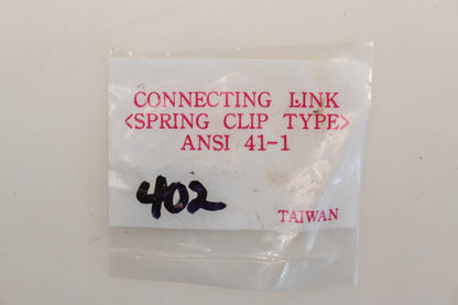 Tyco 11-402, 41-1 ANSI Connecting Link Kits Qty 2 NOS