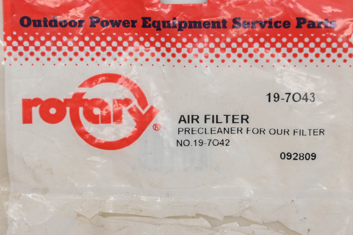 Rotary 19-7043, 19-7042 Pre-Filter NOS