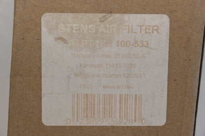Stens 100-533, 25 083 02-S, 11013-7029 Air Filter NOS