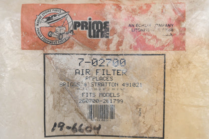Prime Line 7-02700, 491021 Air Filter NOS