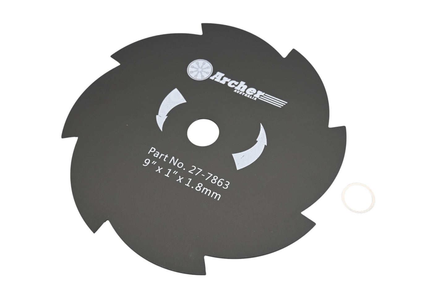 Archer 27-7863 8T 9" x 1" x 1.8mm Metal Brush cutter Blade Kit NOS