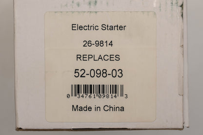 Rotary 26-9814, 52-098-03 Electric Starter NOS