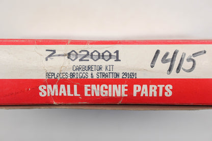 Prime Line 7-02001, 291691, 22-1415 Carburetor Repair Kit NOS