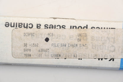 PFERD 32-1562 Rotary 8" x 1/4" Chain Saw Files Qty 4 NOS