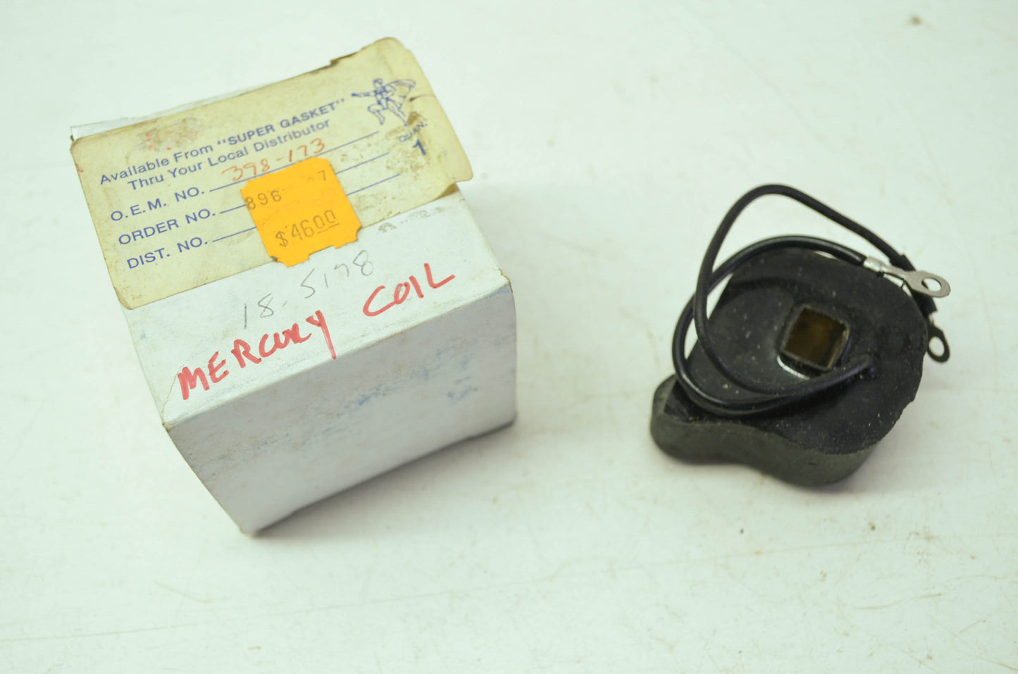 New OEM Super Gasket Mercury Ignition Coil NOS