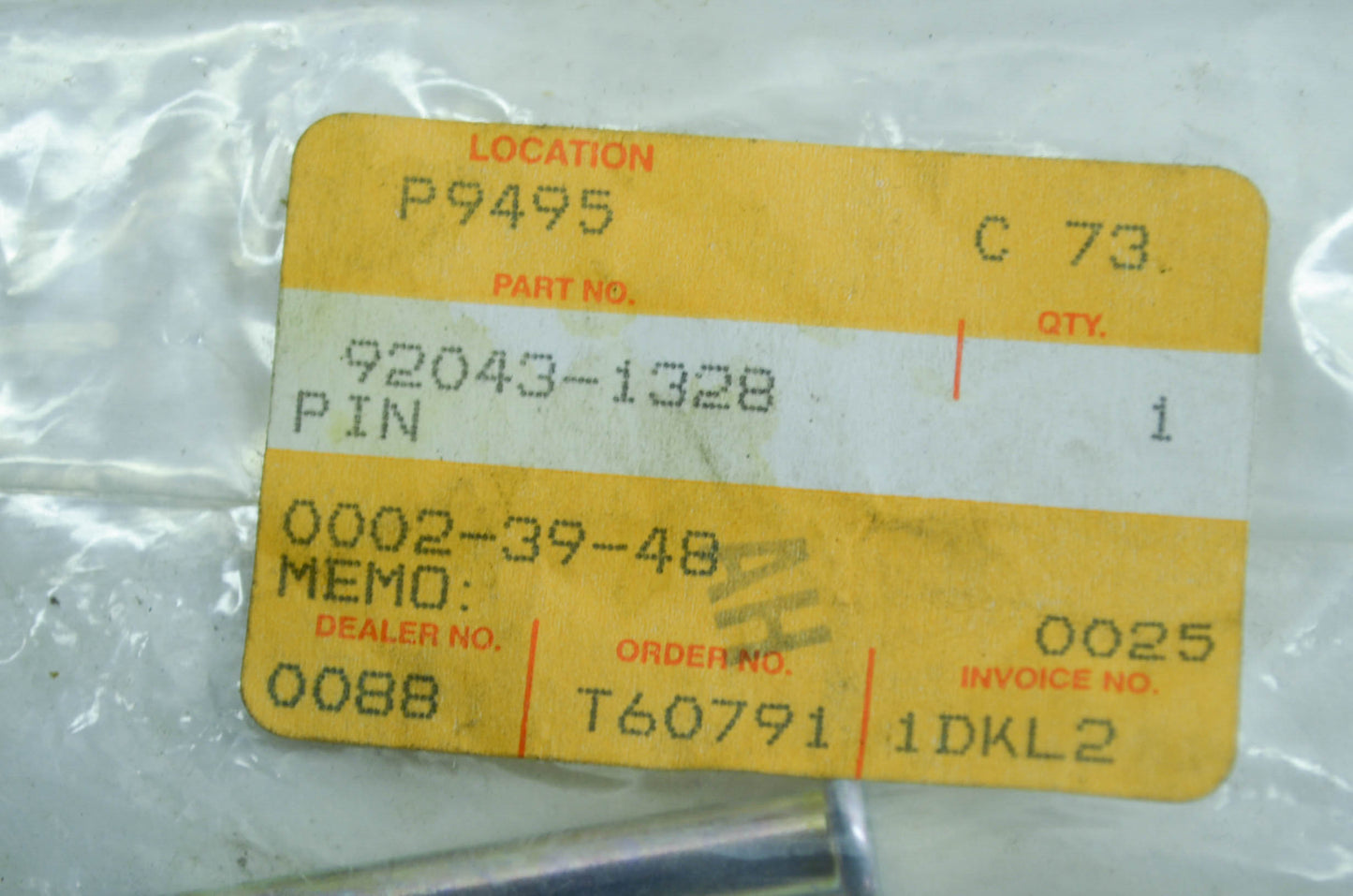 Pin NOS