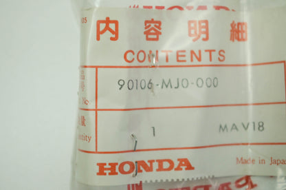 OEM Honda 90106-MJ0-000 Flange Bolt (6X16) NOS